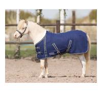 Couverture polaire pour cheval Q-essentials Falabella Bleu 80 cm (Longueur totale: 110 cm)