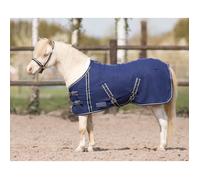 Couverture polaire pour cheval QHP Falabella - blue - 115 115