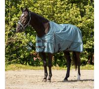 Couverture polaire pour cheval QHP Vert 155 cm (Longueur totale: 205 cm)