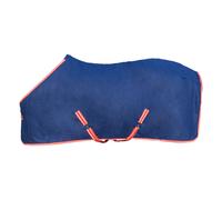 Couverture polaire séchante pour cheval avec sangles croisées HKM Bleu 125 cm