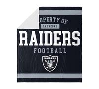 Couverture polaire Sherpa de l'équipe NFL des Las Vegas Raiders de FOCO
