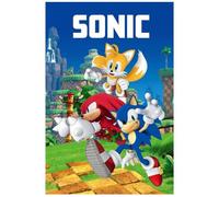 Jerry Fabrics Sonic Knuckels Miles Prower Couverture polaire 100 x 150 cm 100 % polyester