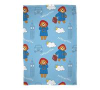 Couverture Polaire sous Licence Officielle Paddington Bear | Design Skyline London | Couverture Super Douce et Chaude | Parfaite pour Les Chambres d'enfants, Le Camping et Les soirées Pyjama | Taille