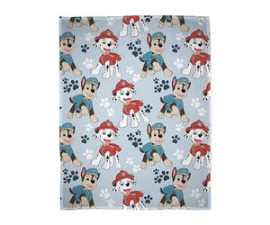 Couverture Polaire sous Licence Officielle Paw Patrol | Couvre-lit Bleu Super Doux et Chaud avec Marshall et Skye | Parfait pour la Maison, la Chambre, Le Camping et Les soirées Pyjama