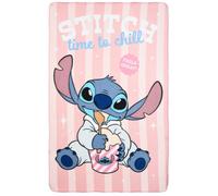 Couverture polaire - SUN CITY - Lilo et Stitch - 100x150cm - Rose - Enfant