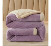 Couverture Polaire Ultra Douce, Couverture Double épaisseur en Peluche d'agneau, Couverture de Luxe en Flanelle pour lit Queen Size, Chaude et Respirante - Toutes Saisons (Couleur