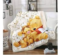 Couverture polaire Winnie l'ourson - 100% microfibre - 60x120cm