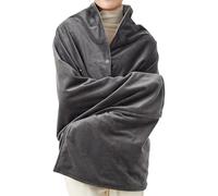couverture poncho - châle thermique électrique, housse chauffante en peluche douce, couette portable réglable, réchauffeur économe en énergie | Couverture chauffante pour femmes, épaules, pieds, genou