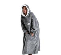 Couverture portable à enfiler - Pull surdimensionné en polaire chaude avec | Couverture portable unisexe pour les fêtes, les promenades avec le chien, les activités de plein air, les jeux et