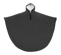 Couverture Portable Doublée En Polaire For Fauteuil Roulant Avec Capuche, Poncho Chaud Et Confortable For Adulte, Couverture À Carreaux, Cape(Gray)