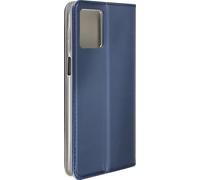 Couverture portefeuille pour Motorola Moto G14, porte-carte et support - Bleu foncé