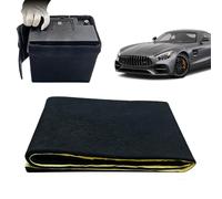 Couverture pour Batterie de Voiture,Accessoires Adhésifs pour Véhicules | Bouclier Thermique pour Batterie Automobile | pour SUV Camion Caravane Berline Flotte Garage Stationnement Trajet Quotidien Vo