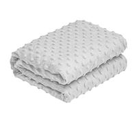 Couverture pour bébé avec dos en pointillé Photo Grops Boss Girls Mitzro Fleece Newborn(Gris)