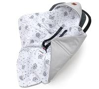 Couverture pour bébé - Couverture pour bébé - Universelle, confortable et naturelle - Propriétés hypoallergéniques - Fermeture Velcro confortable - Chancelière d'été