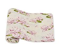 Couverture pour Bébé de Qualité, Chickw1 Coton Ultra Douce et moelleuse Gigoteuse Couverture pour Poussettes ou Lits Bébé Housse Couette de Serviette (Nénuphar,120 * 120cm)