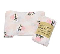 Couverture pour Bébé de Qualité, Coton Ultra Douce et moelleuse Gigoteuse Couverture pour Poussettes ou Lits Bébé Housse Couette de Serviette (Rose rose,120 * 120cm)