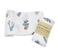 Couverture pour Bébé de Qualité, Coton Ultra Douce et moelleuse Gigoteuse Couverture pour Poussettes ou Lits Bébé Housse Couette de Serviette (cactus,120 * 120cm)