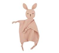 Couverture pour bébé Dessin animé Lapin Écharpe d'apaisement Confortable et apaisant Mouchoir de poche pour nouveau-né en tout-petits Couverture en coton Jouet de sommeil doux pour nouveau-né