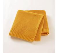 Couverture Pour Bébé Personnalisée Au Nom De L'enfant Couverture Tricotée Pour La Sieste Nom Brodé Personnalisé Cadeau Pour Nouveau-né Cadeau Pour Enfant Fournitures De Fête Pour Bébé (Orange)