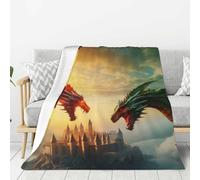 Couverture pour canapé et lit - Couverture pour canapé et lit - Couverture en flanelle chaude et confortable pour toutes les saisons