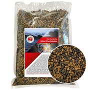 Couverture pour carpes koï - 2,5 kg - Nourriture pour carpes koï plus coulant pour l'automne et l'hiver - Granulés coulants de 4,5 mm - Convient pour poissons d'ornement - Poissons rouges - Orfe