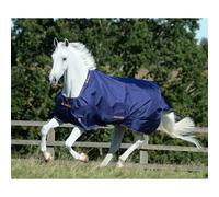 Couverture pour cheval Bucas Therapy Turnout Light Big Neck Bleu 145 cm