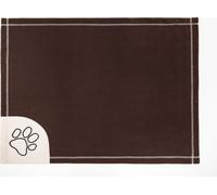 Couverture pour chien Couverture douillette pour lit de chien Niche Couverture de sommeil Doudou Couverture pour chat Plaid Couverture 66 x 88 cm Marron
