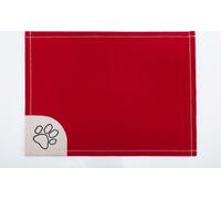 Couverture pour chien Couverture douillette pour lit de chien Niche Couverture de sommeil Doudou Couverture pour chat Plaid Couverture 66 x 88 cm Rouge