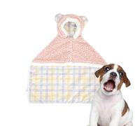 Couverture pour Chien, Couverture pour Petit Animal de Compagnie, Couverture pour Chien avec Capuche, Manteau d'hiver Doux pour Chien avec Chapeau, Couverture épaisse pour Chaton, pour Chiens