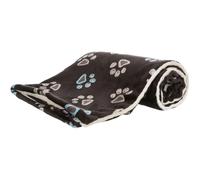 Trixie Couverture Jimmy en peluche douce 150 × 100 cm Taupe/Beige