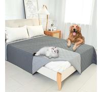 Couverture pour Chien Imperméable, Couvertures pour Chiens D'extérieur, Plaid Anti Pipi Lavable, Couverture de Protection pour Canapé, Jeté pour Chiot Résistant Aux Pipis, pour Canapé Voiture(Dark gra