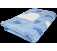 Couverture pour chien Vet Bed Big Heart bleu 150 x 100 cm