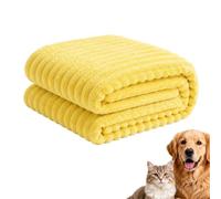 Couverture pour Chiens Tapis Chaud Lavable Apaisant Animaux Imperméable | Espaces De Repos Couverture Animaux Familiers Convient aux petites moyennes grandes races animaux refuge lit chenil Jaune B