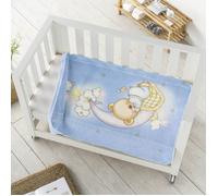 Couverture Pour Enfant Osito Luna Bleu, 80x110 cm