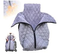 Couverture pour Fauteuil Roulant,Couverture Fauteuil Roulant en Laine Polaire Chancelière Chaude Et Confortable pour L’Hiver Housse De Protection Imperméable Et Coupe-Vent