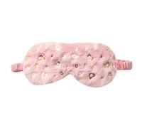 Couverture pour les yeux endormie | Masque d'ombrage en peluche pour les yeux moelleux Filles et femmes confortables avec bande élastique | Parfait pour les voyages, la , le sommeil, la