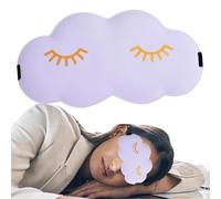 Couverture pour les yeux pour dormir, plis aveugles | Couverture pour les yeux en forme de nuage, plis aveugles, bandeau multifonctionnel avec bouton réglable pour dormir