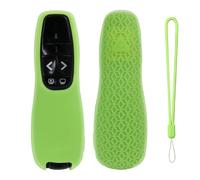 Couverture pour Logitech Wireless Presenter R400,Housse de protection en silicone souple Coque antidérapante antichoc Pour R400 télécommande de présentation (vert phosphorescent)