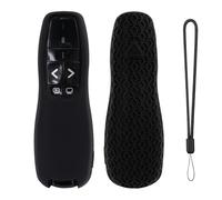 Couverture pour Logitech Wireless Presenter R400,Housse de protection en silicone souple Coque antidérapante antichoc Pour R400 télécommande de présentation (Noir)