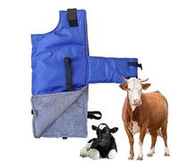 Couverture pour mollet - Couverture de protection de chèvre | Tissu Oxford doux et coupe-vent - Gilet de bétail épais imperméable bleu pour vêtements froids