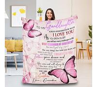 Couverture pour petite-fille de Grandma, petite-fille, cadeau de grand-mère, couverture douce et chaude pour lit, canapé, voyage, 152,4 x 203,2 cm
