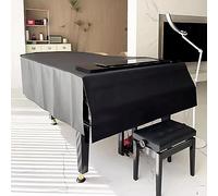 Couverture pour Piano à Queue Premium anti-poussière Housse De Piano Triangle Cuir souple Housse De Piano À Queue Housse de tabouret en option(B,180cm/71in)
