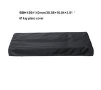 Couverture pour piano électronique,protection anti-poussières, à texture délicate pour clavier digital à 61/88 touches, noire, offre spéciale,