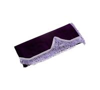 Couverture Pour Piano Housse de piano demi-capot 88 touches avec pompons en velours doré, couleur unie, housse protection for clavier, pièces et accessoires(PURPLE)