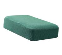 Couverture Pour Tabouret De Canapé Élastique,Housses Pouf Repose-Pied Housse Pouf Ottoman Housse Repose Pied Rectangle, Bois Solide Tabouret De Salon Housse De Pouf Rectangulaire ( Color : Matcha Gree