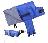Couverture pour veaux Couverture pour chèvres pour l'hiver Couverture chauffante pour bétail Imperméable coupe-vent Couverture pour veaux Vêtements chauds pour vaches Couverture pour vêtements froids