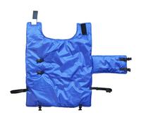 Couverture pour veaux - Vestes de ferme pour bétail de chèvres, protecteur | Veste imperméable bleue, doublée en polaire et épaissie | Veste douce Oxford résistante au vent pour la protection de la vie