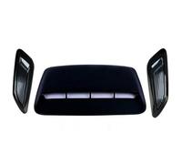 Couverture Prise Flux D'Air Panneau Modification Garniture Décorative Styling Extérieur Couverture Prise Ventilation Admission Flux D'air Scoop Capot Bonnet Universel Voiture 3 Pièces