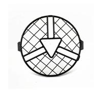 Couverture Protecteur Phare Couvercle De Phare Moto 6.5 Pouces Protection Calandre En Maille Pour Café Racer Cruiser Lampe Avant(A)