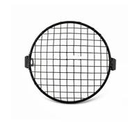 Couverture Protecteur Phare Couvercle De Phare Moto 6.5 Pouces Protection Calandre En Maille Pour Café Racer Cruiser Lampe Avant(B)